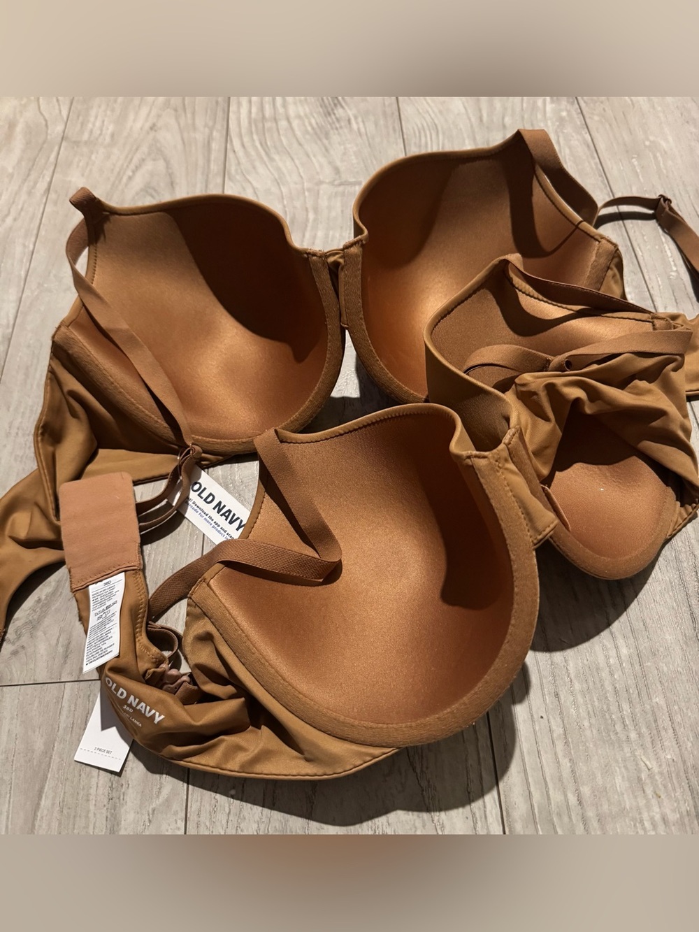 Old Navy Bra with Underwire in Brown Tan